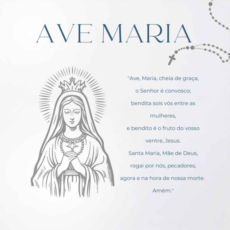 Oração Ave Maria: Versão em Latim e Para Imprimir