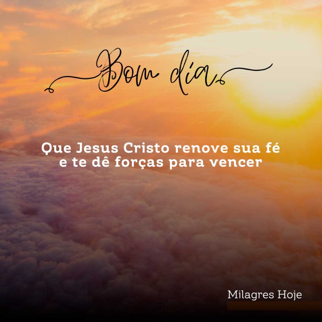 bom dia com cristo