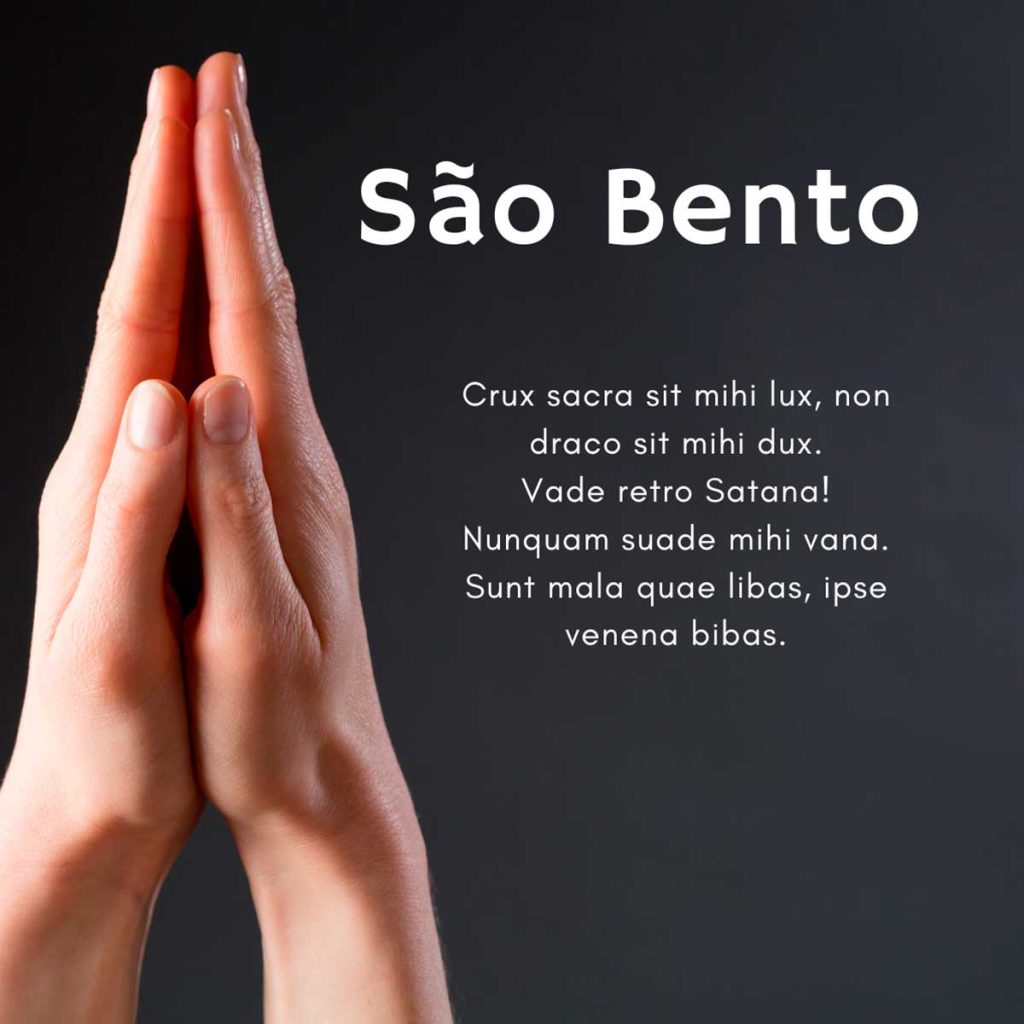 oração latim São Bento