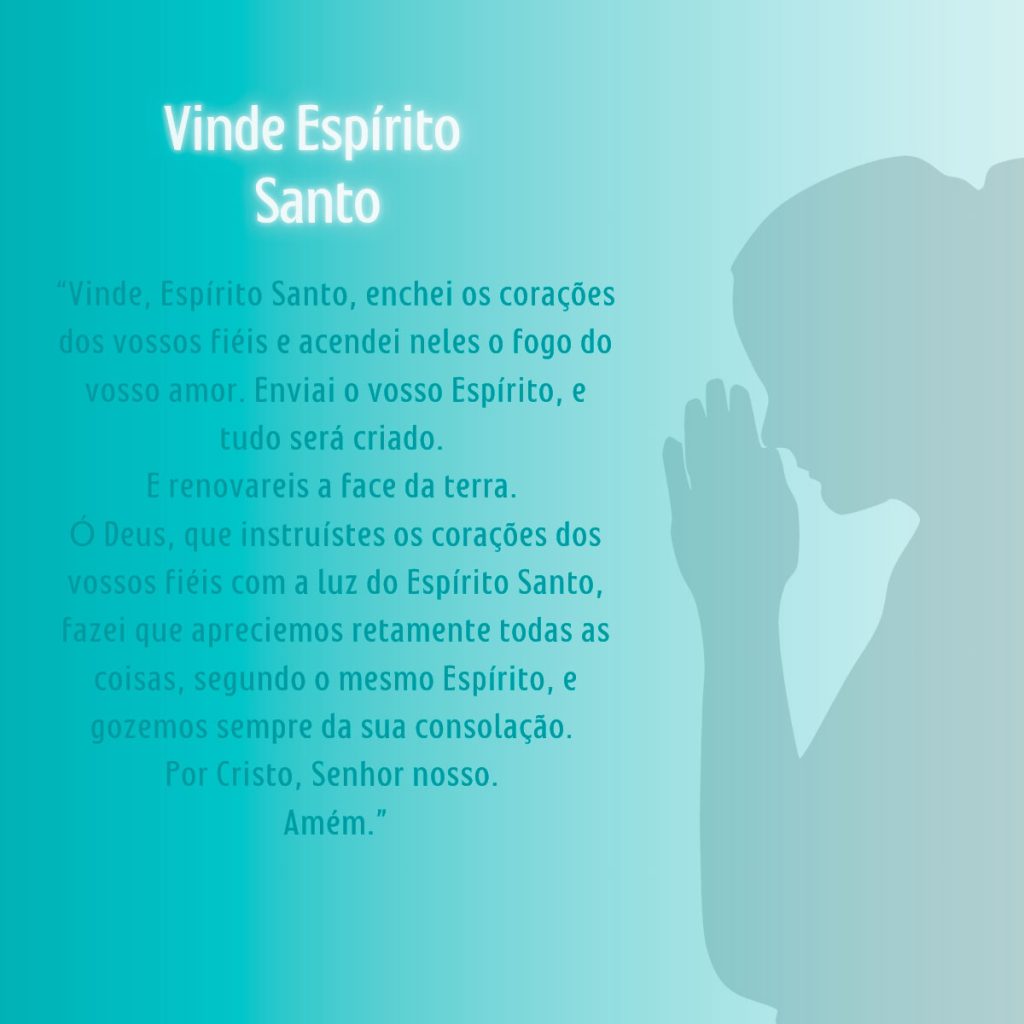 oracao vinde espirito santo