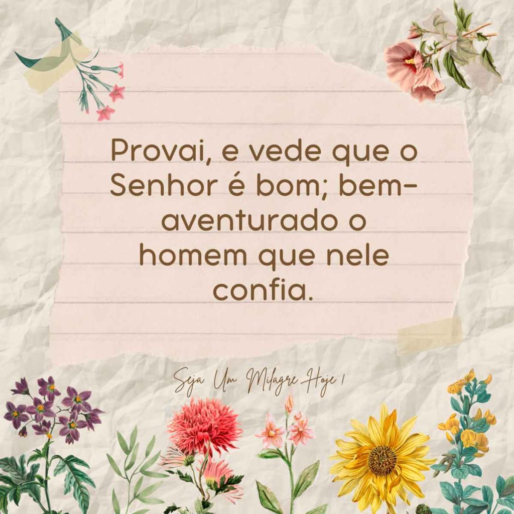 salmos e flores bom dia