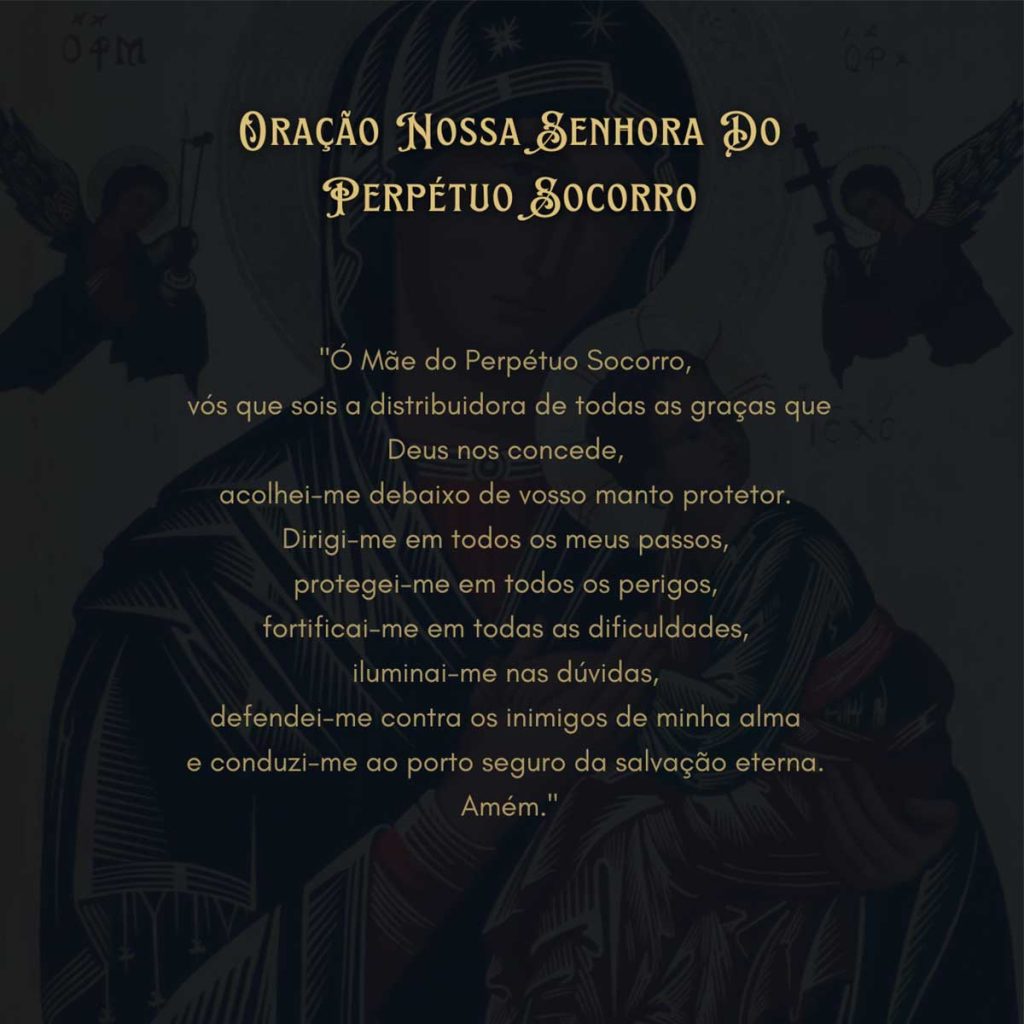 oracao completa nossa senhora do perpetuo socorro