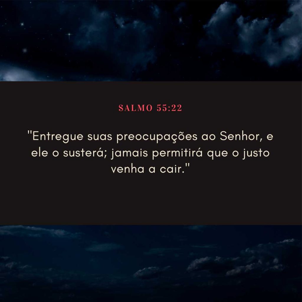 salmo 55 boa noite