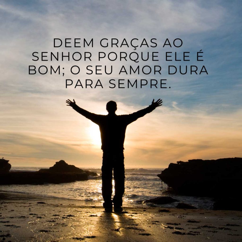 versiculo de gratidao deus e bom