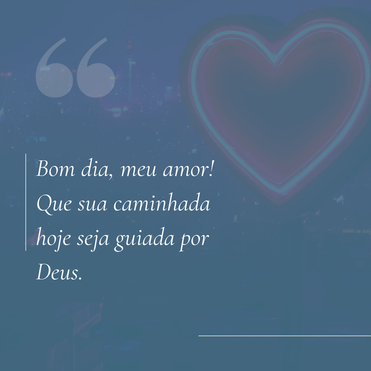bom dia para um amor