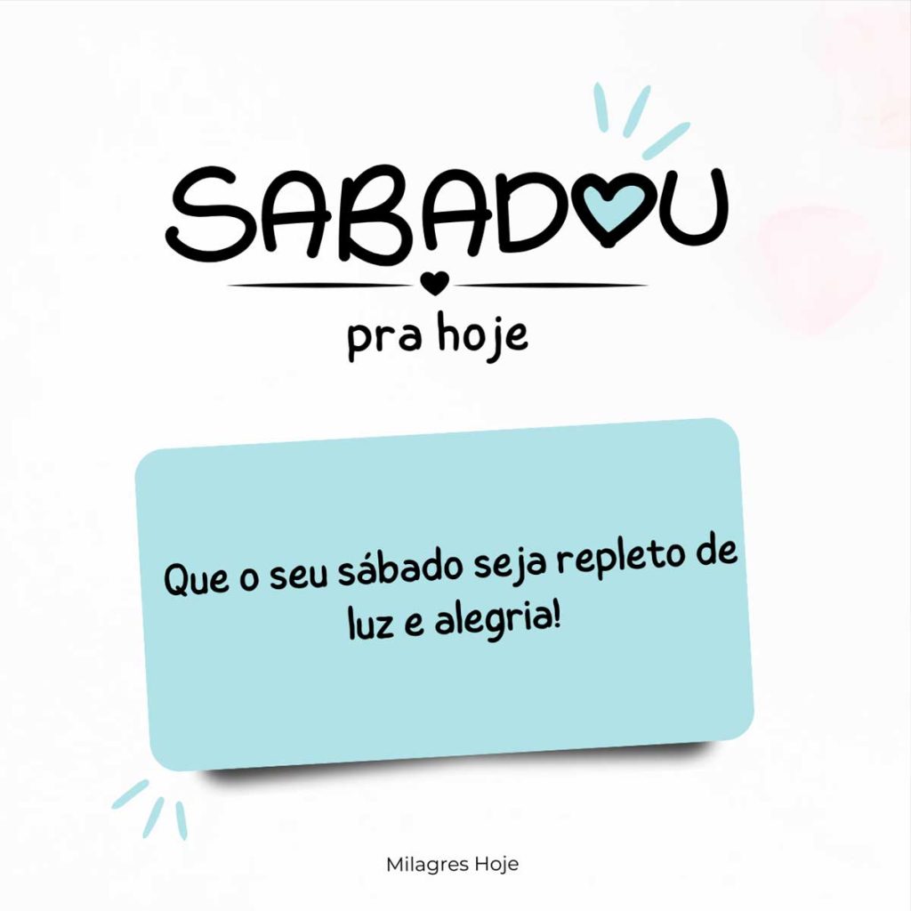 Mensagem de Bom Dia Sabado para WhatsApp8