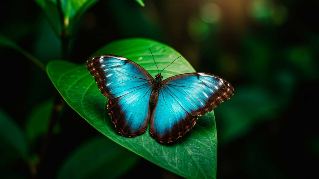 sonhar com borboleta azul