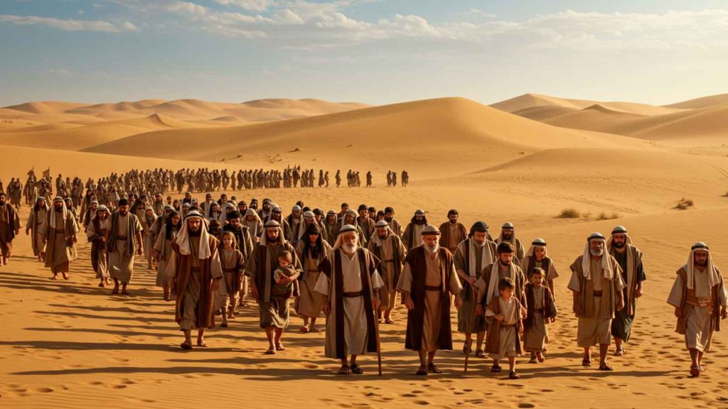 Caminho de Moises deserto