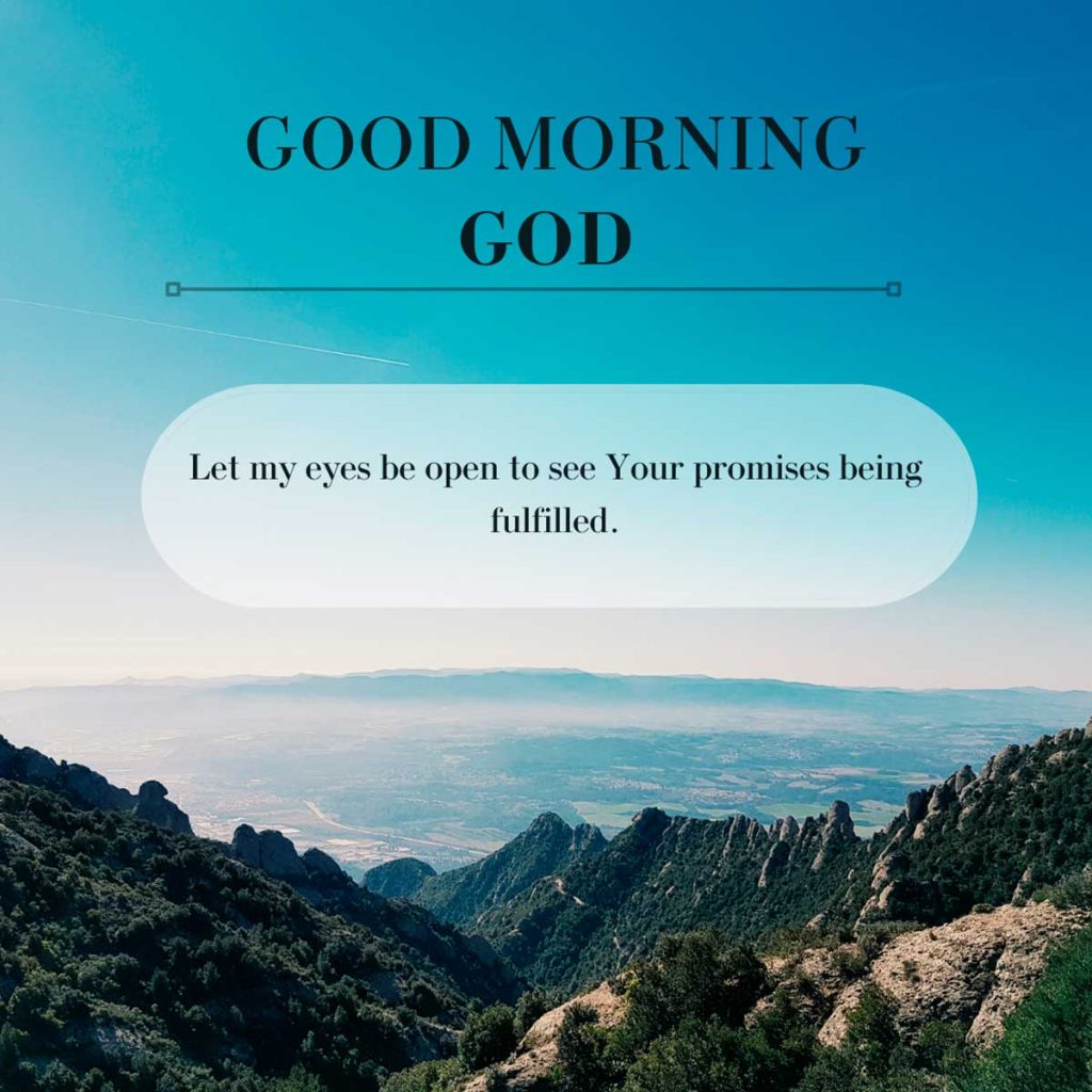 Good morning God 3