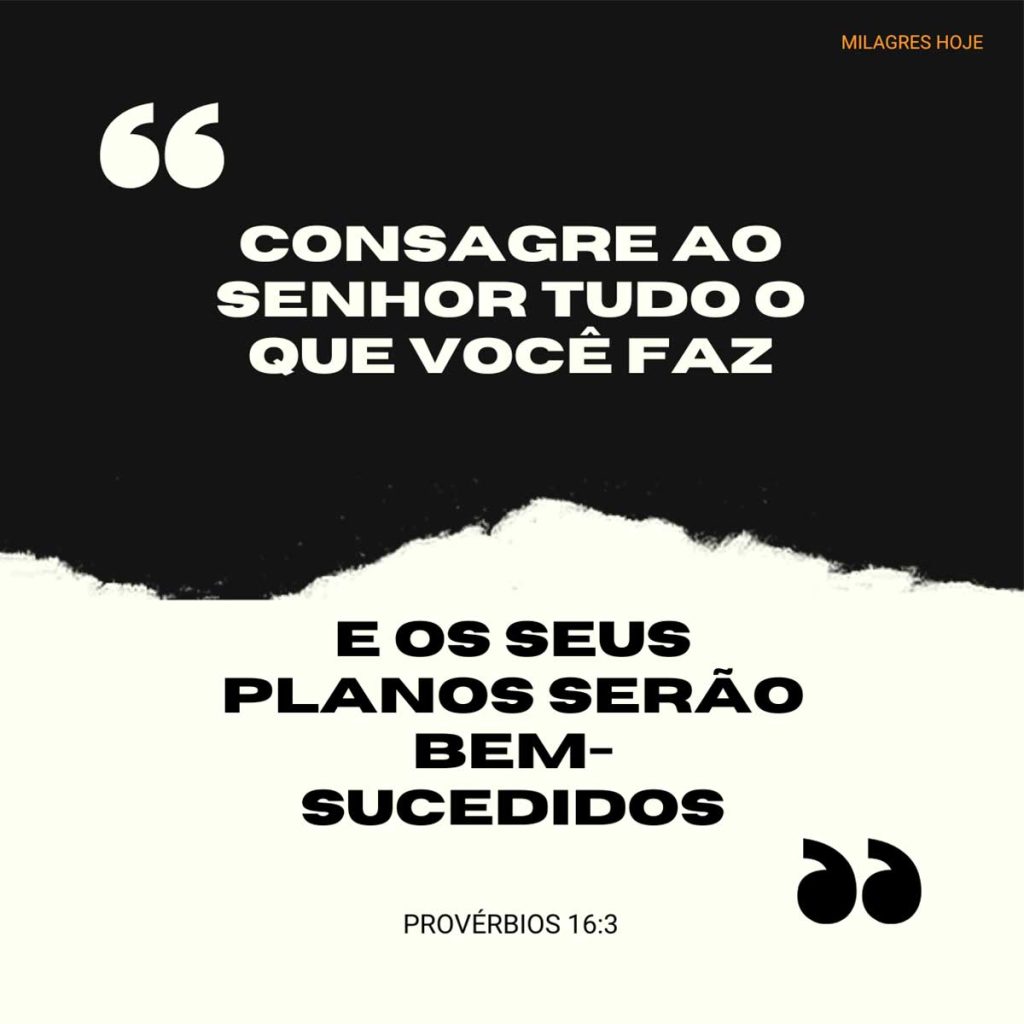 consagre ao senhor