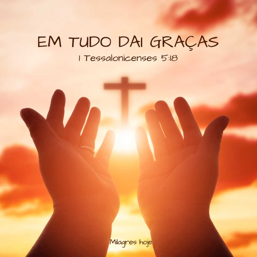 em tudo dai gracas milagres hoje