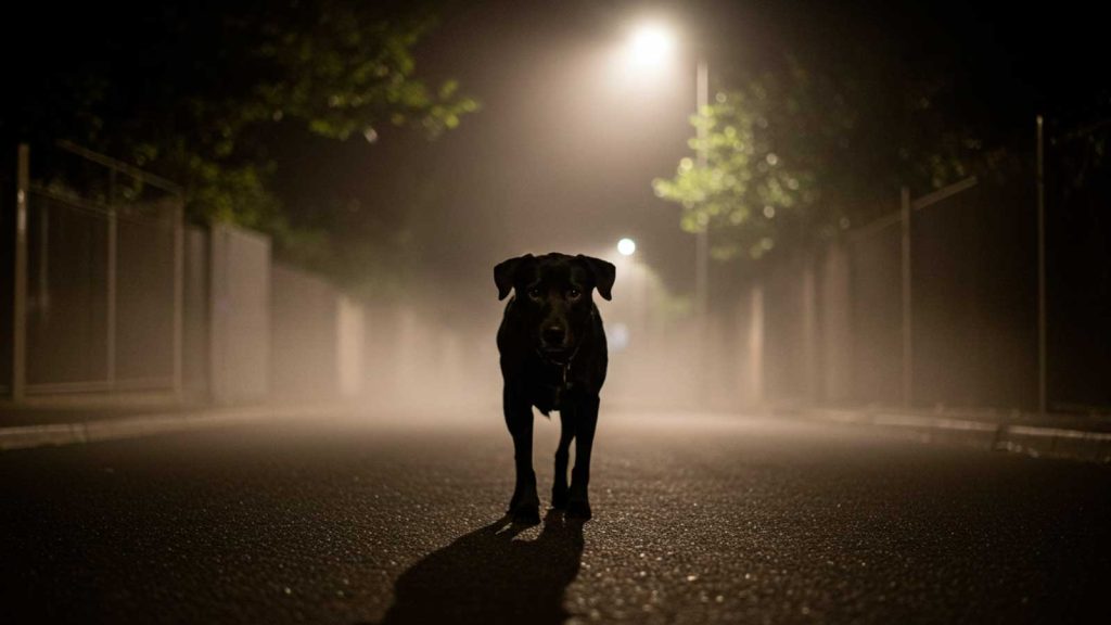 sonhando com cachorro preto