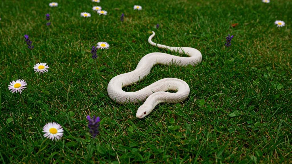 sonhar com cobra branca