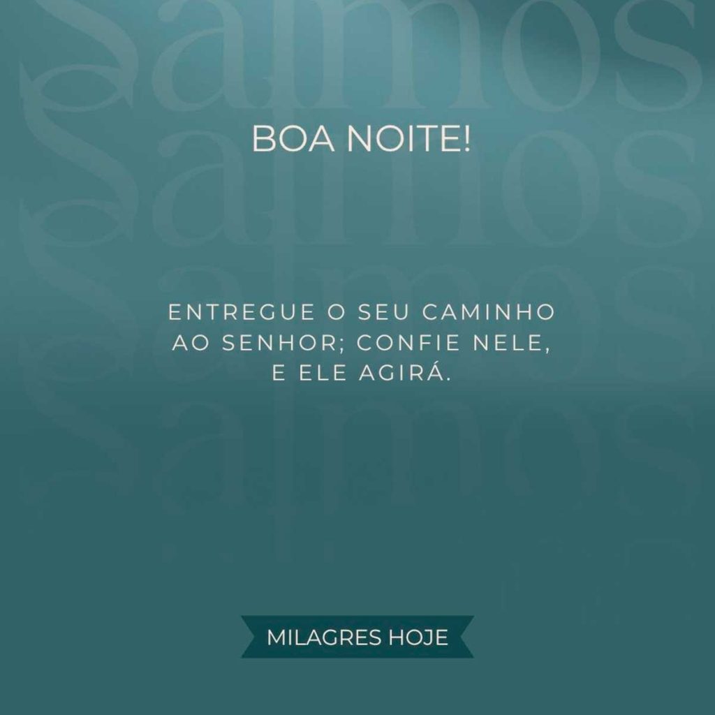 boa noite quarta feira 2