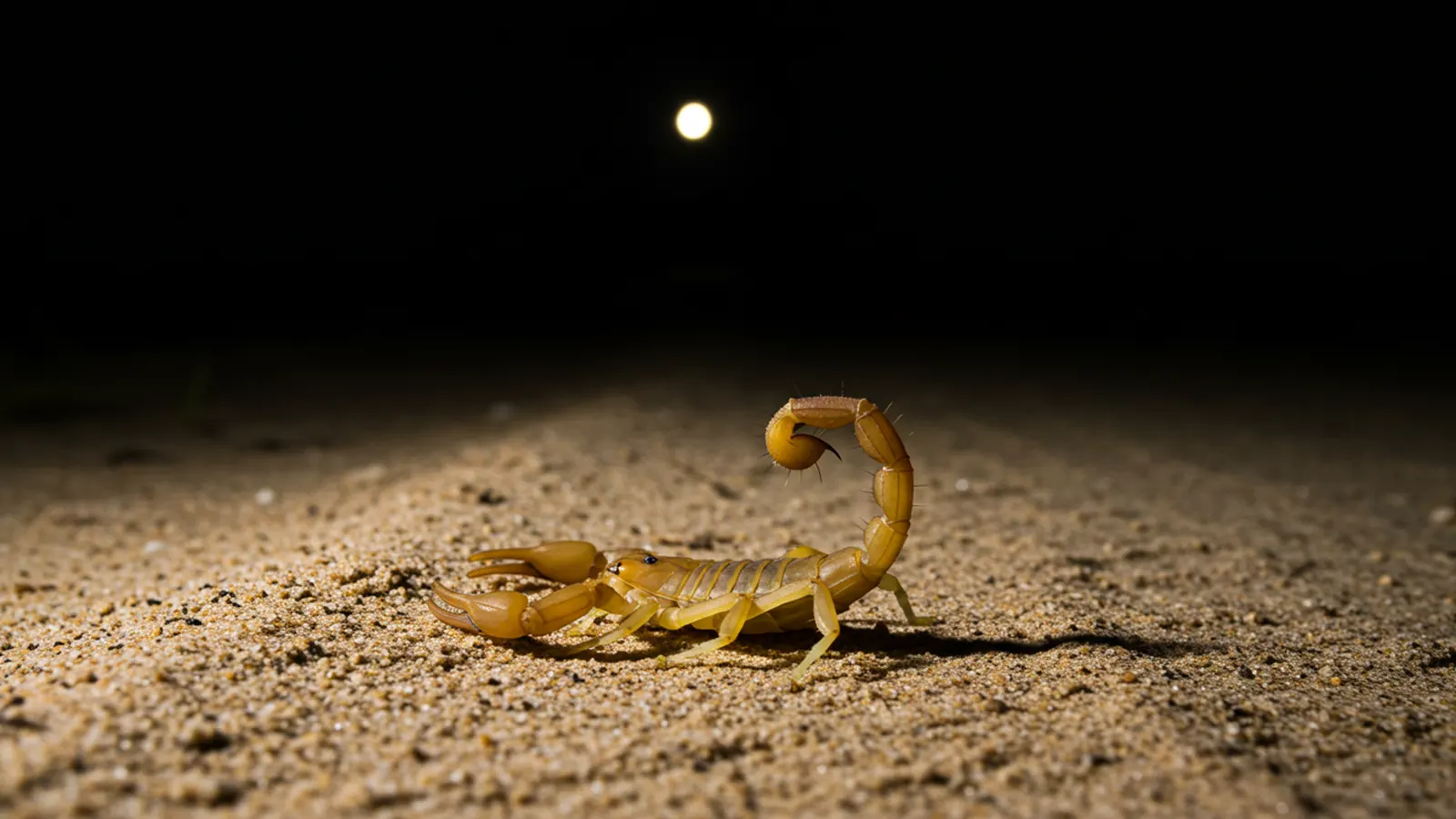 Dreaming of a yellow scorpion